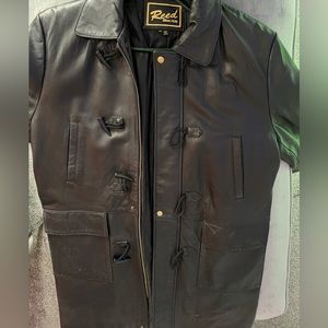 Vintage Style Genuine leather Coat